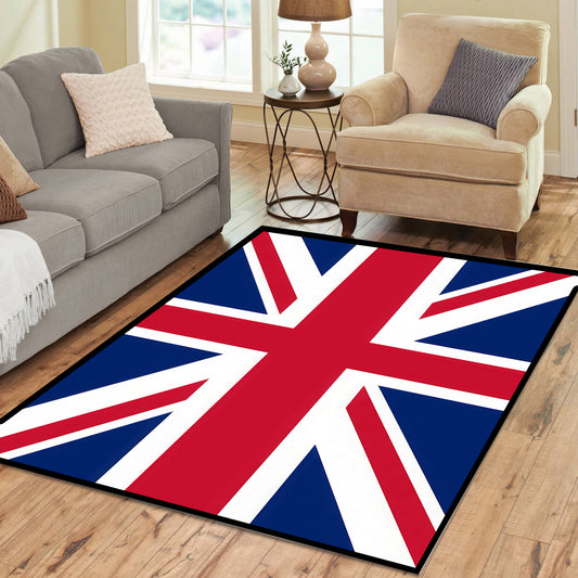 United Kingdom Union Jack Flag Rectangle Rug