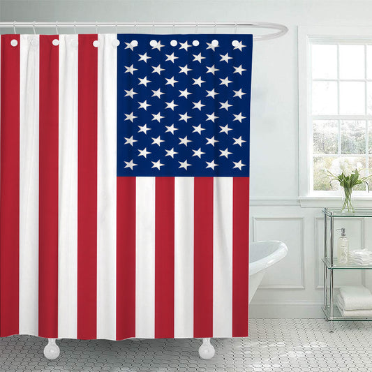 United States Flag Shower Curtain