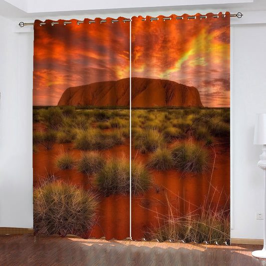 Uluru Ayers Rock Window Curtains