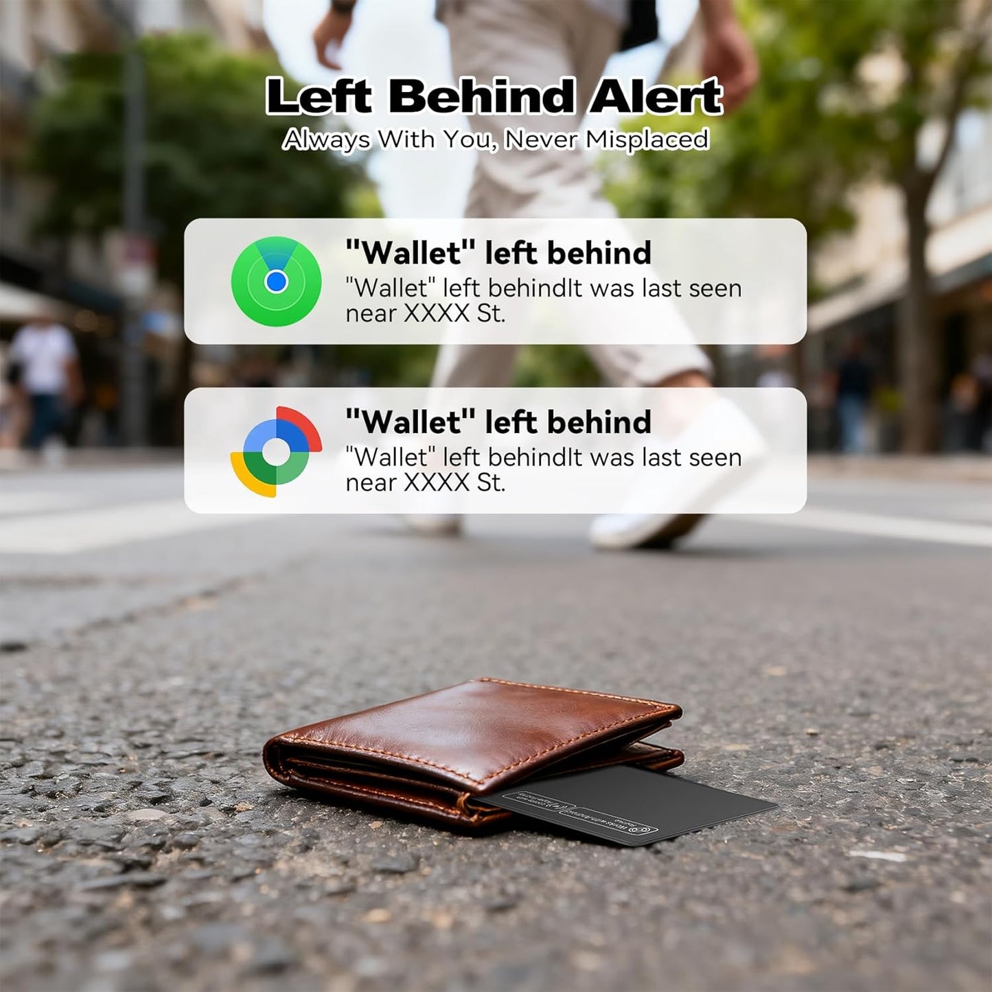 Smartcard GPS Credit Card Tracker suitable for both IOS and Android users