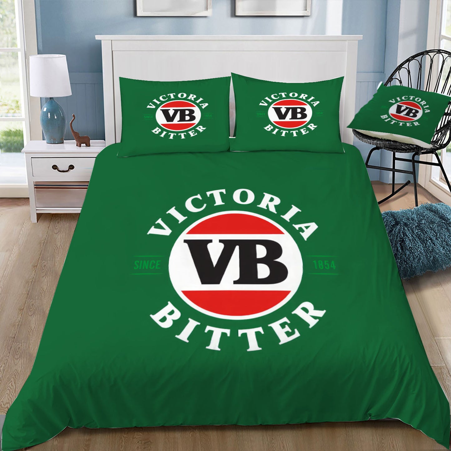 Victoria Bitter Beer Doona / Duvet Cover and 2 Pillow Slips