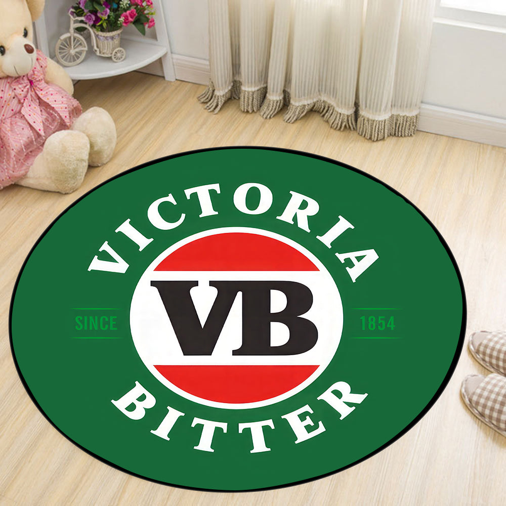Victoria Bitter Beer Round Rug