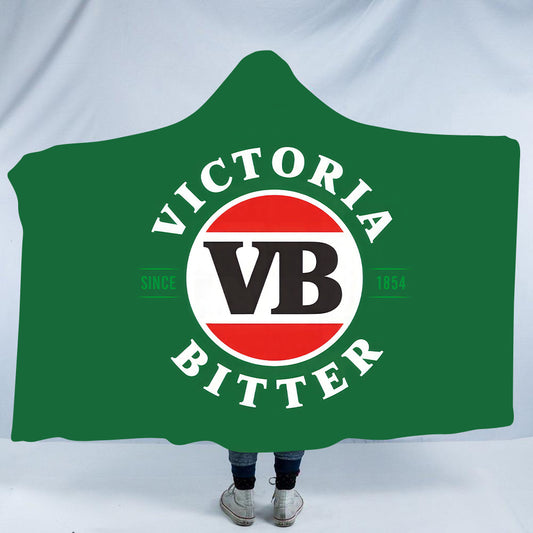 Victoria Bitter Beer Hooded Blanket