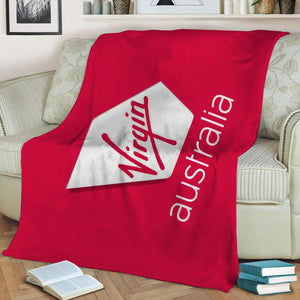 Virgin Australia Logo Fleece Throw Blanket