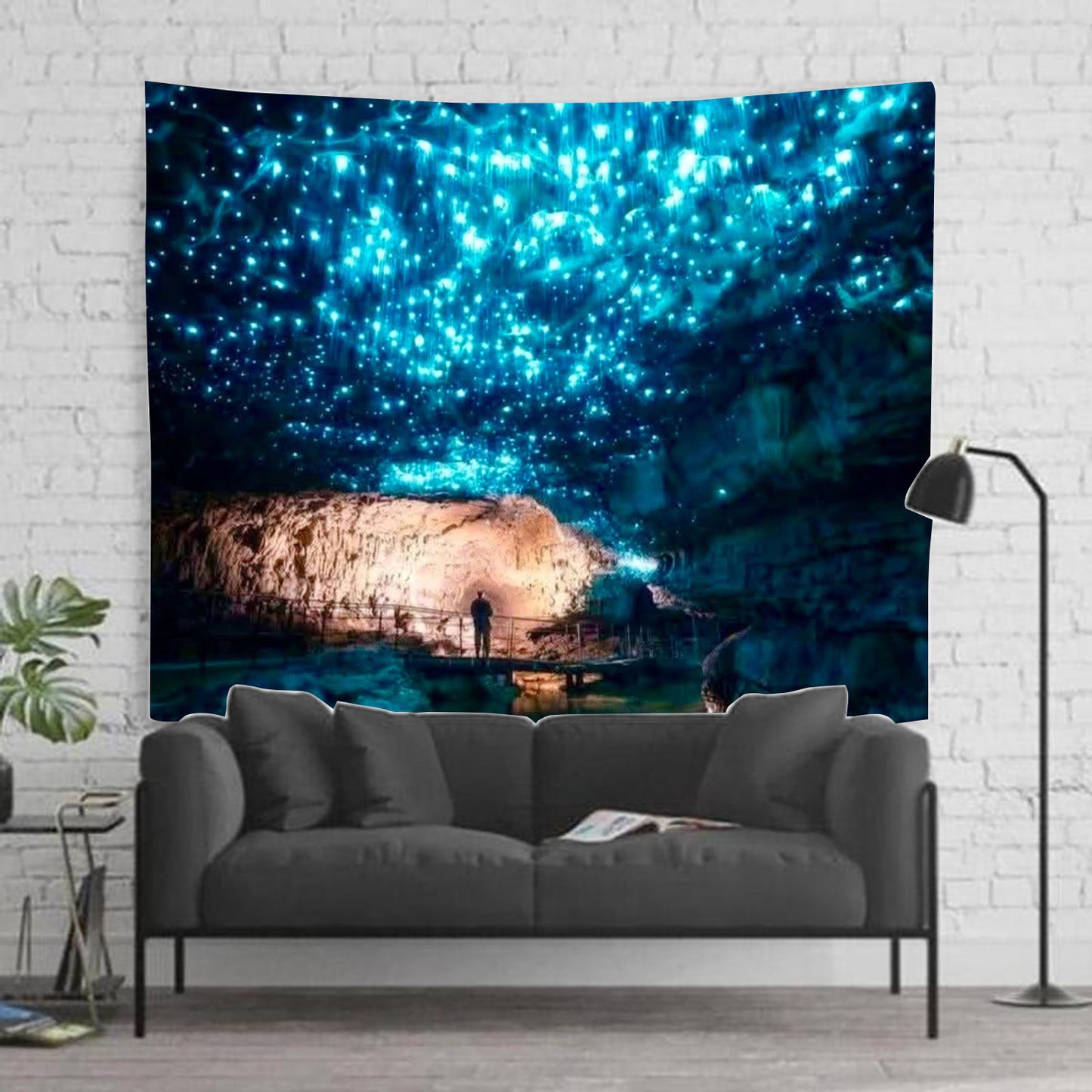 Glow Worms at Waitomo Caves Tapestry