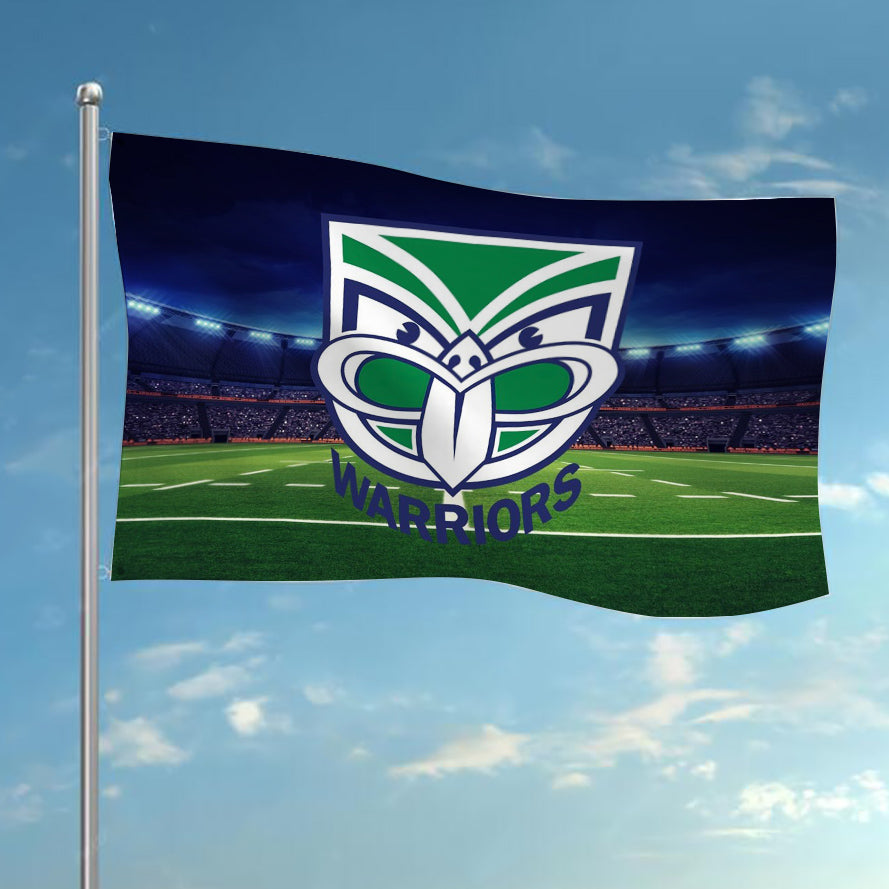 NRL New Zealand Warriors Rugby League Flag