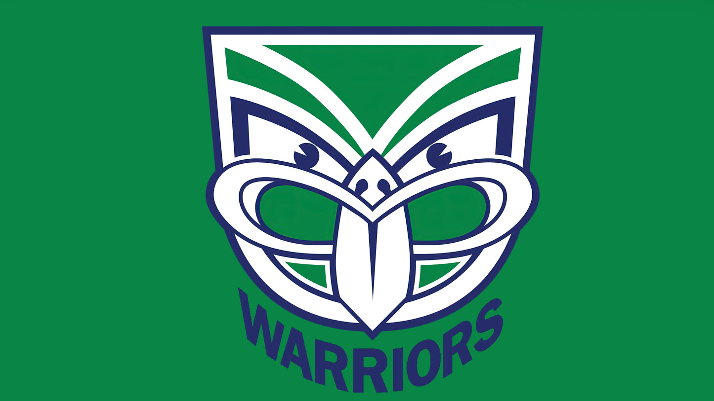 NRL New Zealand Warriors Team Colours Rugby League Flag