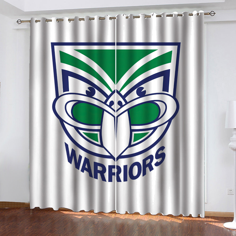 NRL New Zealand Warriors Window Curtains