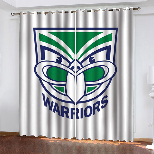 NRL New Zealand Warriors Window Curtains