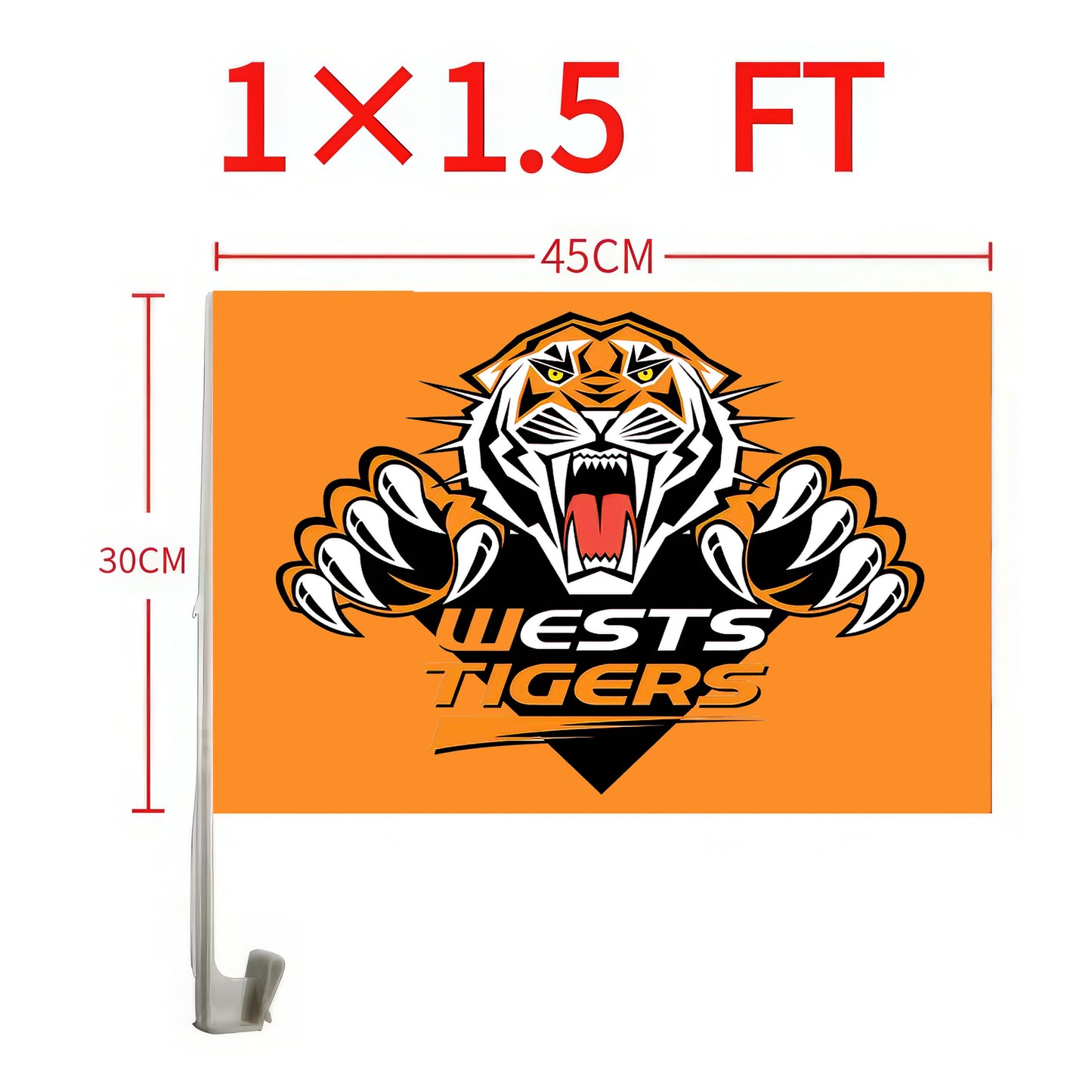 Wests Tigers Car Flag/s