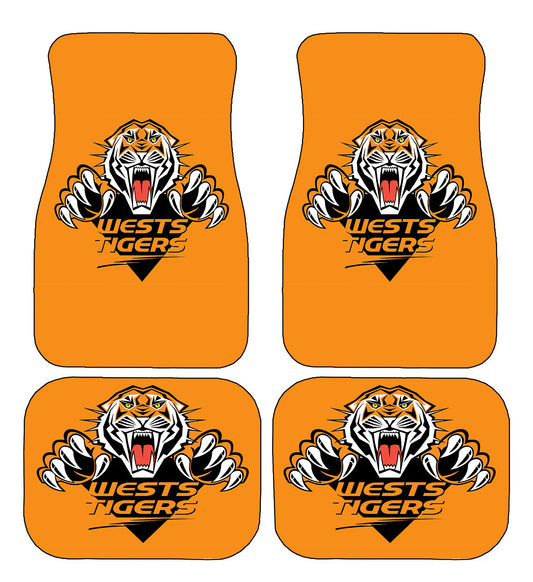 Wests Tigers NRL Car Floor Mats