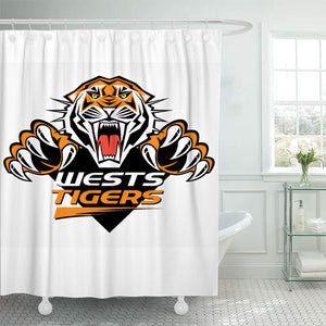West Tigers Shower Curtain
