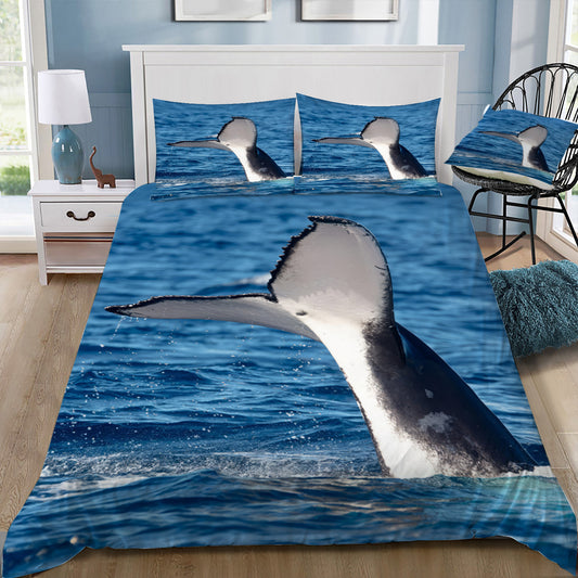 Whale Fluke Splashing the Water Doona / Duvet Cover and 2 Pillow Slips