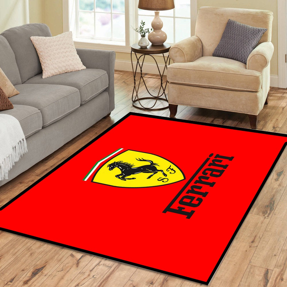Ferrari Racing Rectangle Rug