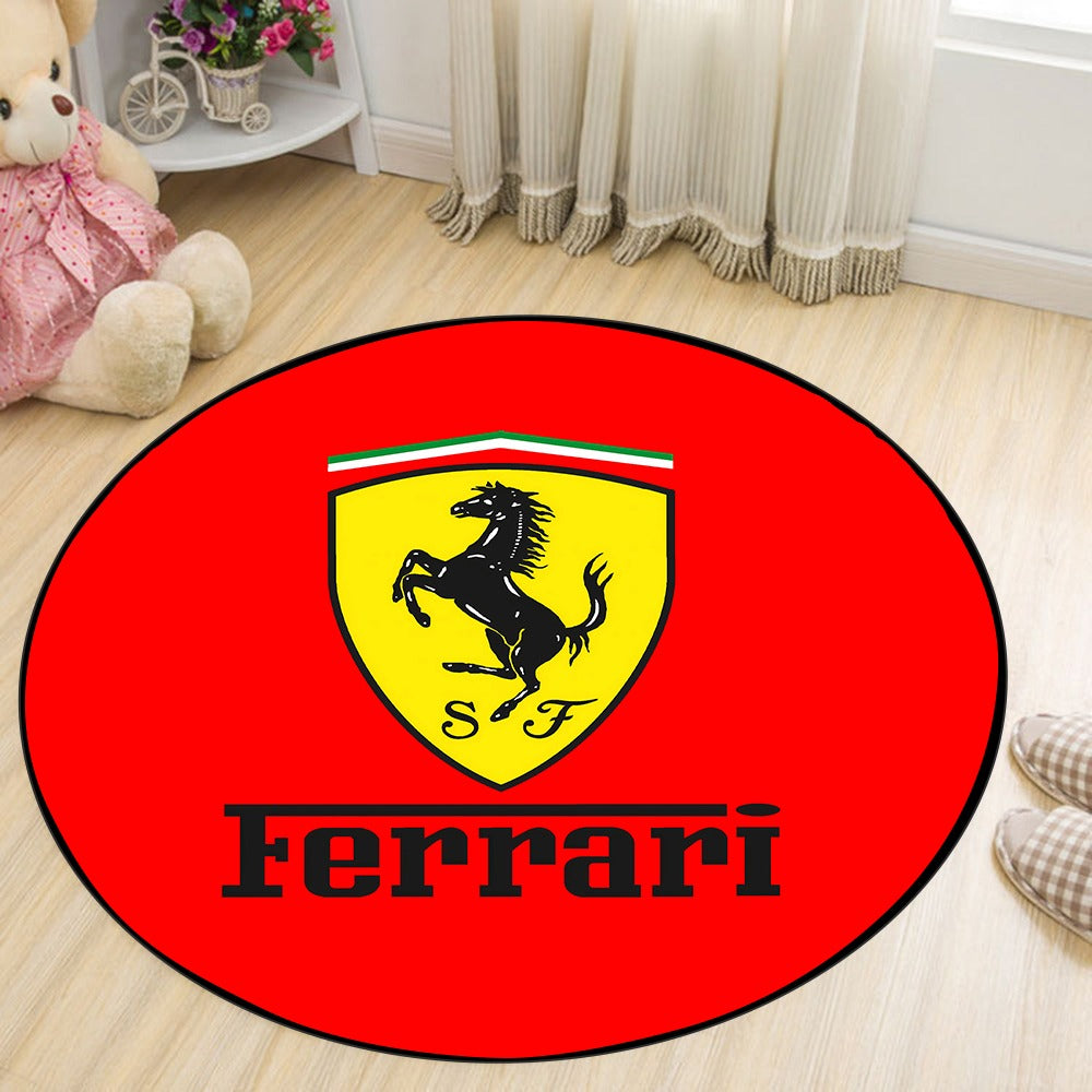 Ferrari Round Rug