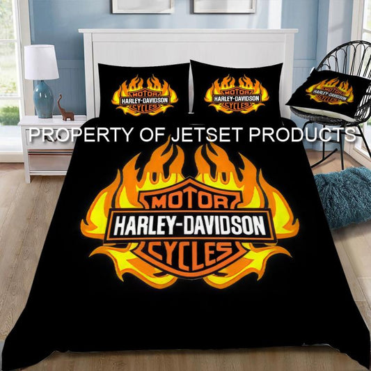 Harley Davidson Doona / Duvet Cover and 2 Pillow Slips