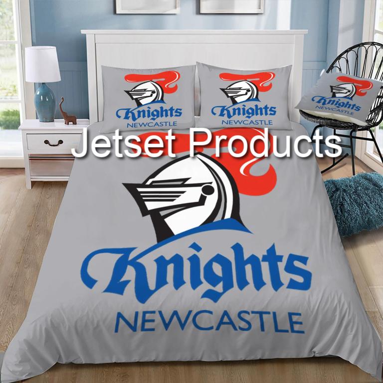 Newcastle Knights Logo Doona / Duvet Cover and 2 Pillow Slips