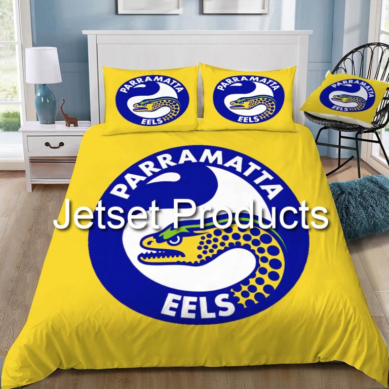 Parramatta Eels Logo Doona / Duvet Cover and 2 Pillow Slips