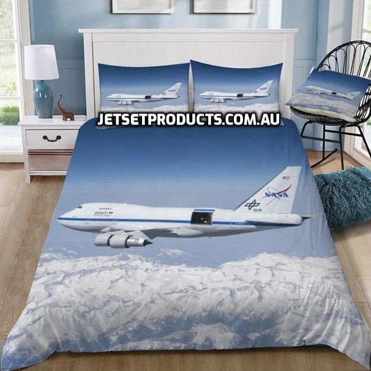 Sofia NASA`s 747 SP  Doona / Duvet Cover and 2 Pillow Slips
