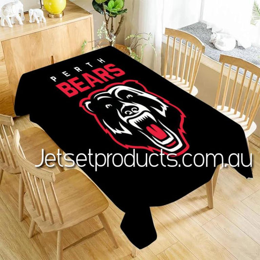 Perth Bears Rectangle Table Cloth Waterproof