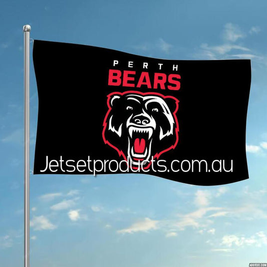 NRL Perth Bears Team Colours Rugby League Flag