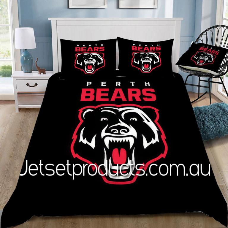 Perth Bears Doona / Duvet Cover and 2 Pillow Slips