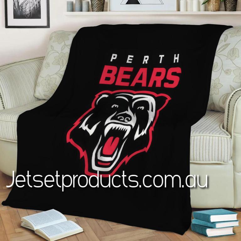 Perth Bears Fleece Throw Blanket