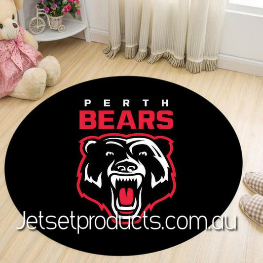Perth Bears Round Rug
