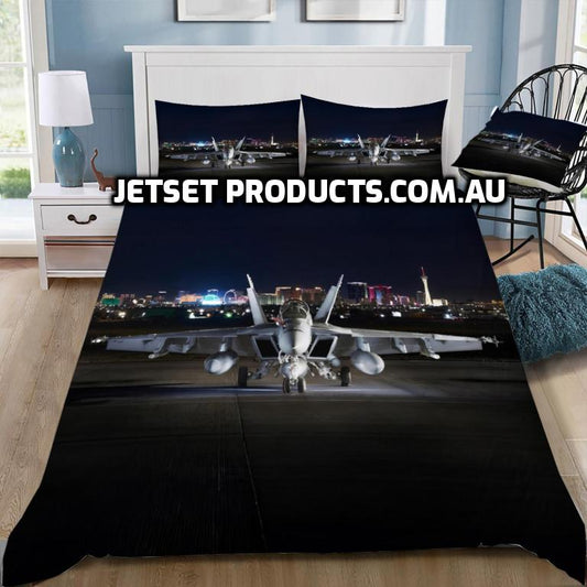 FA-18 Hornet Fighter Doona / Duvet Cover and 2 Pillow Slips