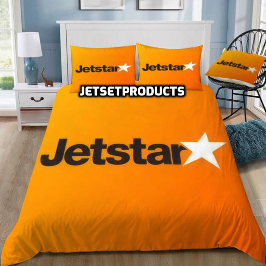 Jetstar Logo Doona / Duvet Cover and 2 Pillow Slips