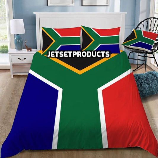 South Africa Flag Doona / Duvet Cover and 2 Pillow Slips