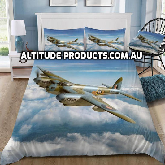De Haviland Mosquito Doona / Duvet Cover and 2 Pillow Slips