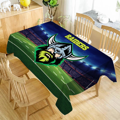Canberra Raiders Rectangle Table Cloth Waterproof