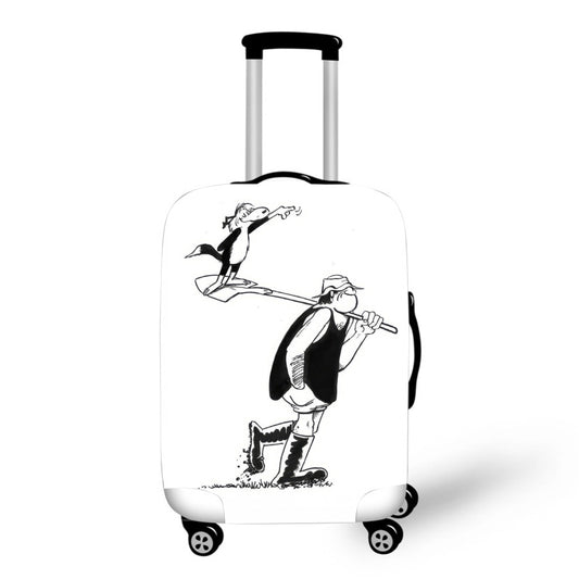Dog & Wal from Footrot Flats Luggage / Suitcase Covers