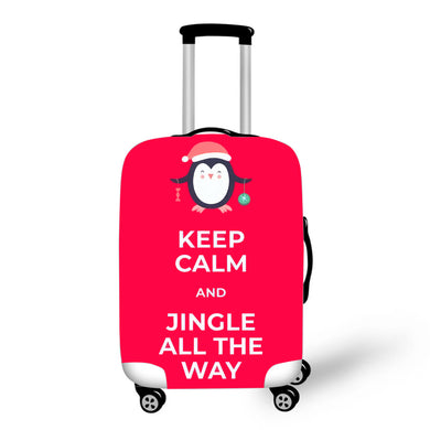 Jingle All The Way Christmas Luggage / Suitcase Covers