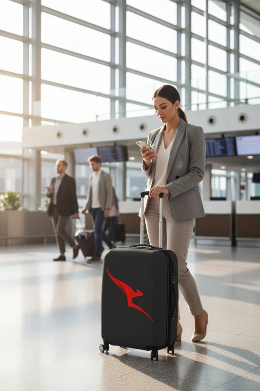 Qantas Red Roo Luggage / Suitcase Covers