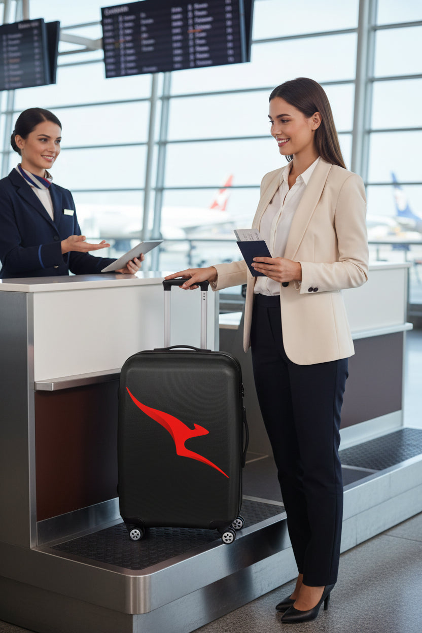 Qantas Red Roo Luggage / Suitcase Covers