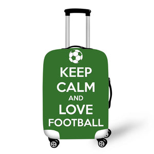 Keep Calm and Love Football Luggage / Suitcase Covers