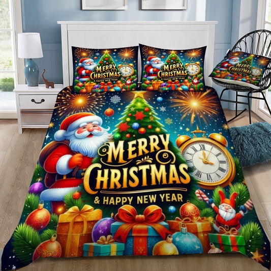 Merry Christmas Doona / Duvet Cover and 2 Pillow Slips