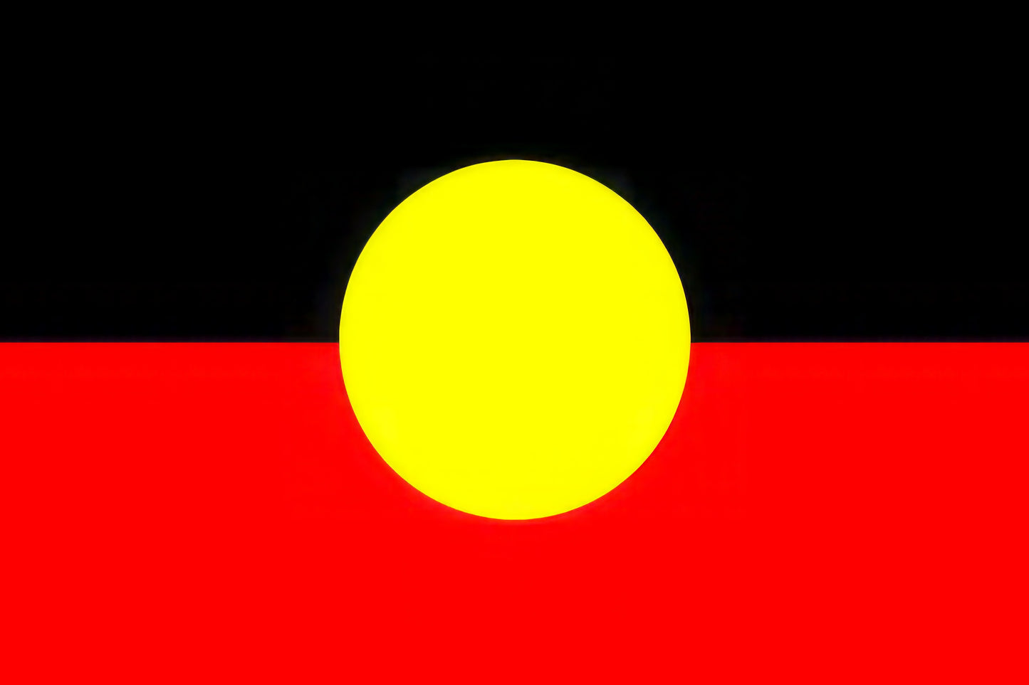 Aboriginal Flag, Shaft Style, 2 Grommet, 4 Grommet