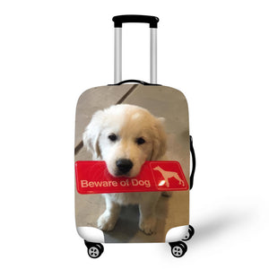 Beware of the Puppy Luggage / Suitcase Covers