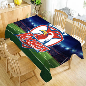 Sydney Roosters Rectangle Table Cloth Waterproof