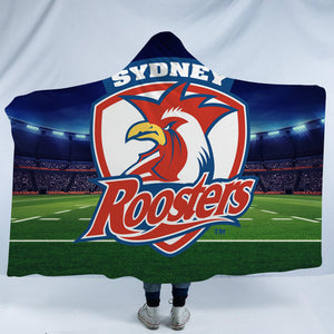 Sydney Roosters Hooded Blanket