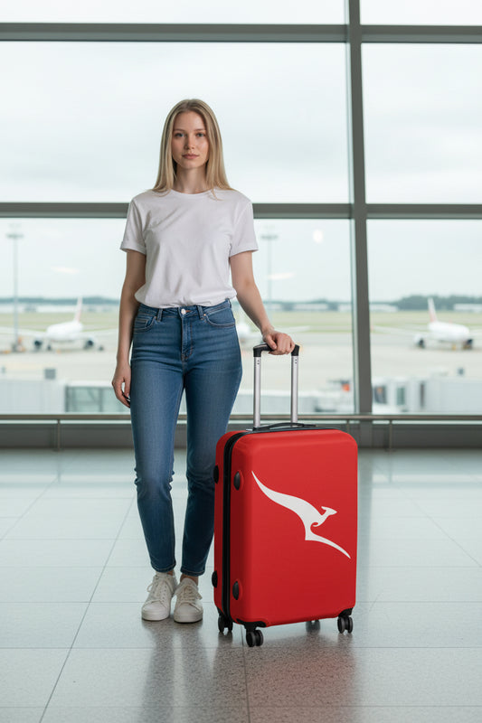 Qantas Retro Roo Luggage / Suitcase Covers
