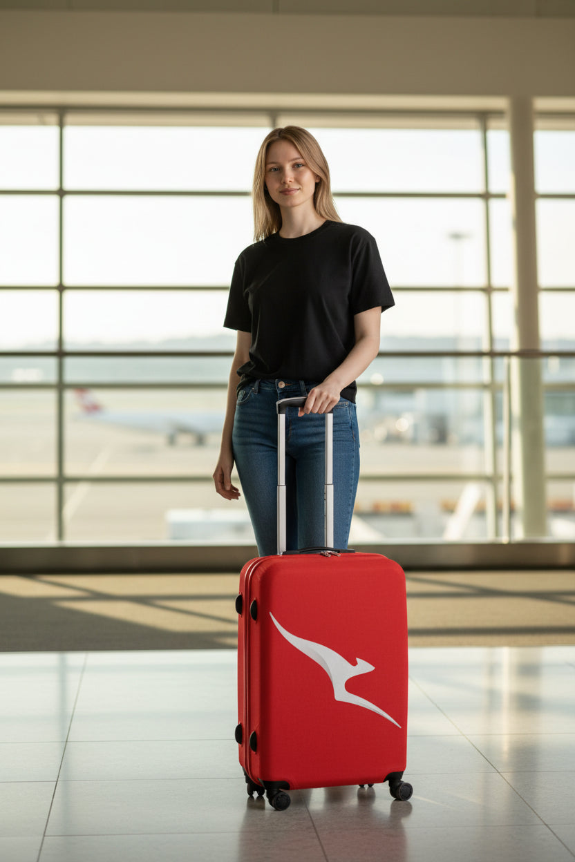 Qantas New Roo Luggage / Suitcase Covers