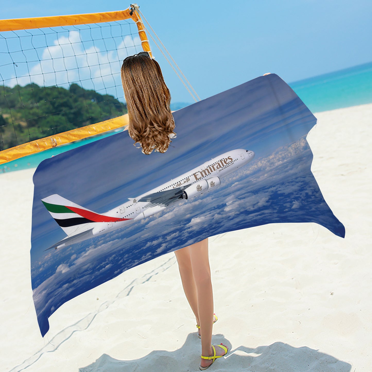 Emirates A380 Beach / Bath Towel