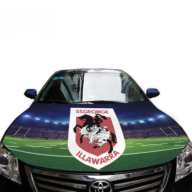 St George Illawarra Dragons NRL Rugby League Bonnet Logo For Cars & 4Wd`s