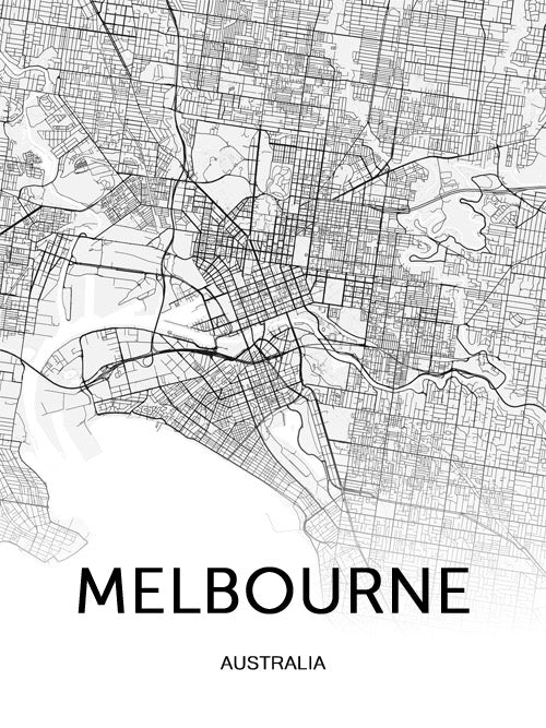 Melbourne City Map