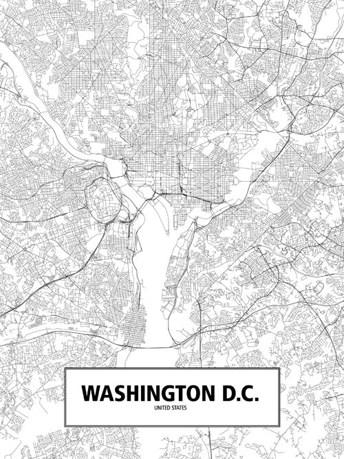 Washington DC City Map