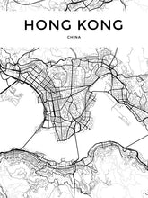Load image into Gallery viewer, Hong Kong City Map